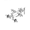 Craftsman 917292302 wheel and depth stake assembly diagram