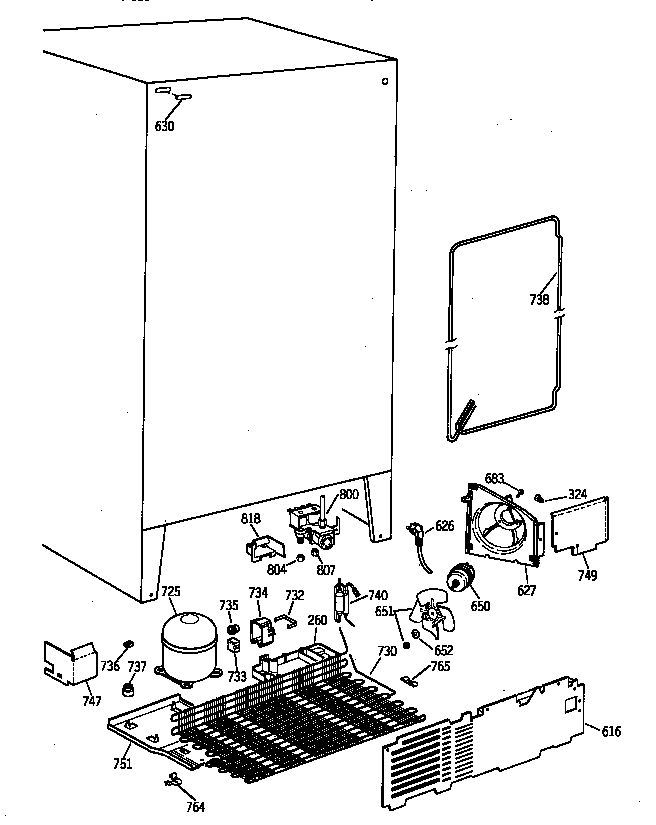 GE TFX22QRBAWW unit parts diagram