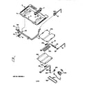 Hotpoint RGB744WEA1WW gas & burner parts diagram