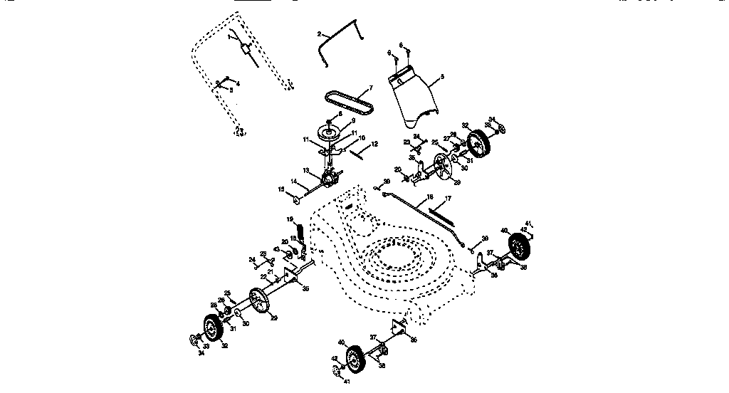 Craftsman 917377631 wheel assembly diagram