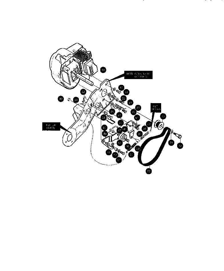 Craftsman 536884582 engine/drive assembly diagram
