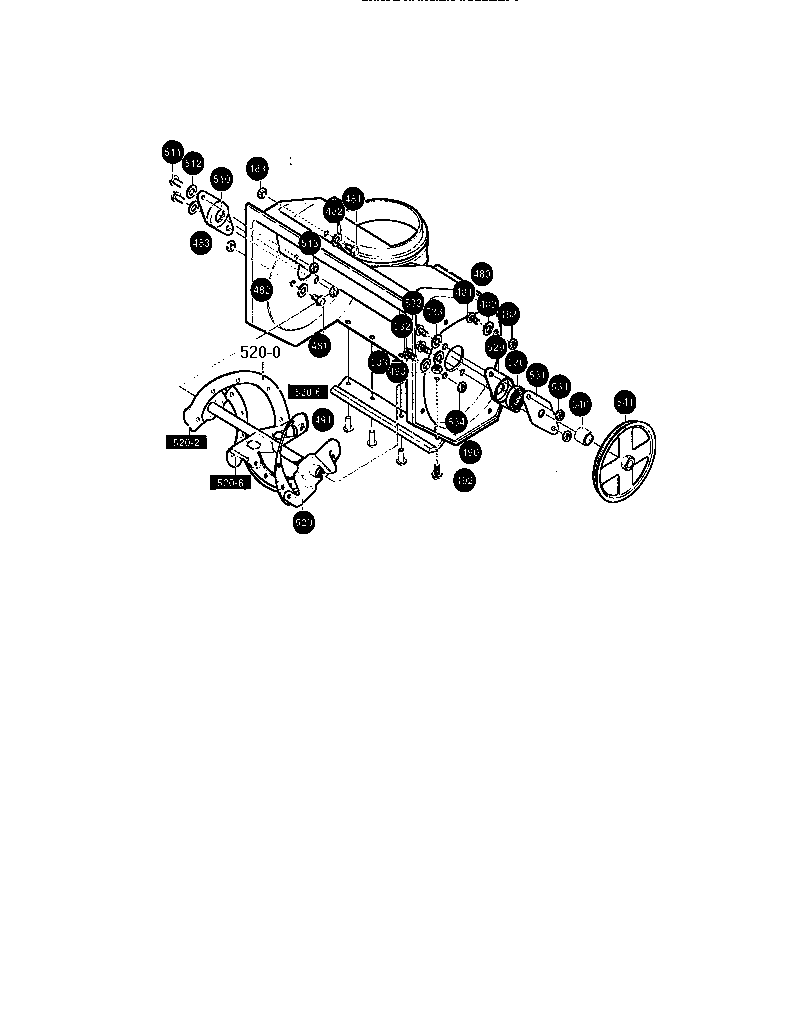 Craftsman 536884582 auger housing assembly diagram