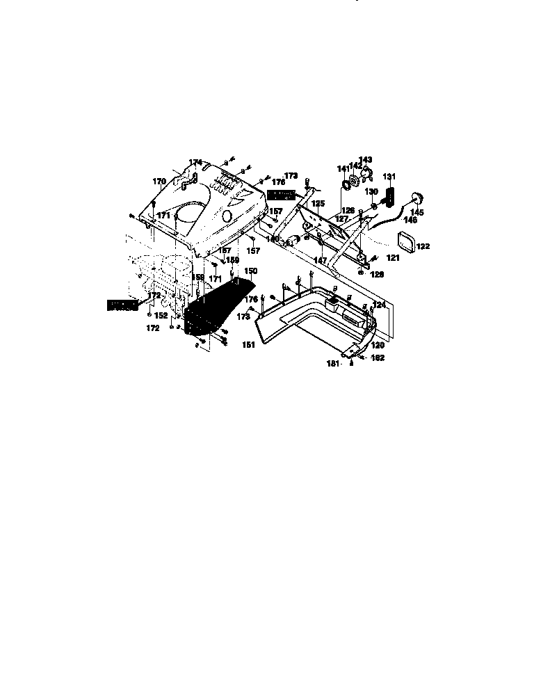 Craftsman 536885210 belt cover assembly diagram