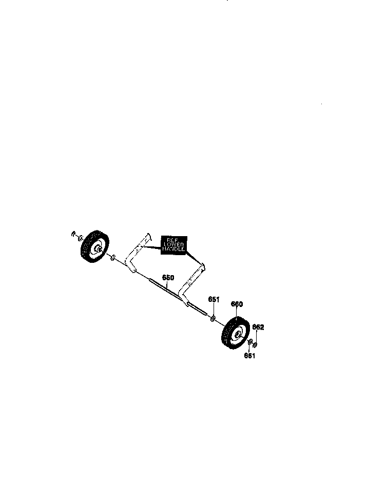Craftsman 536885210 wheel assembly diagram