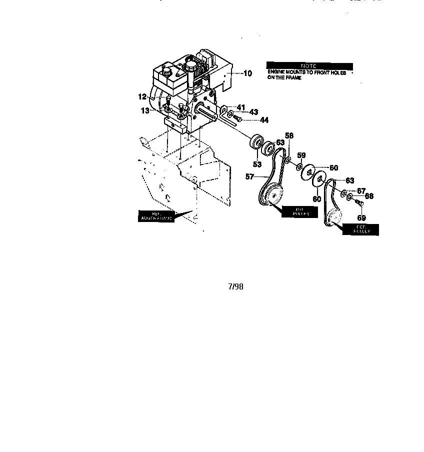 Craftsman 536886141 engine diagram