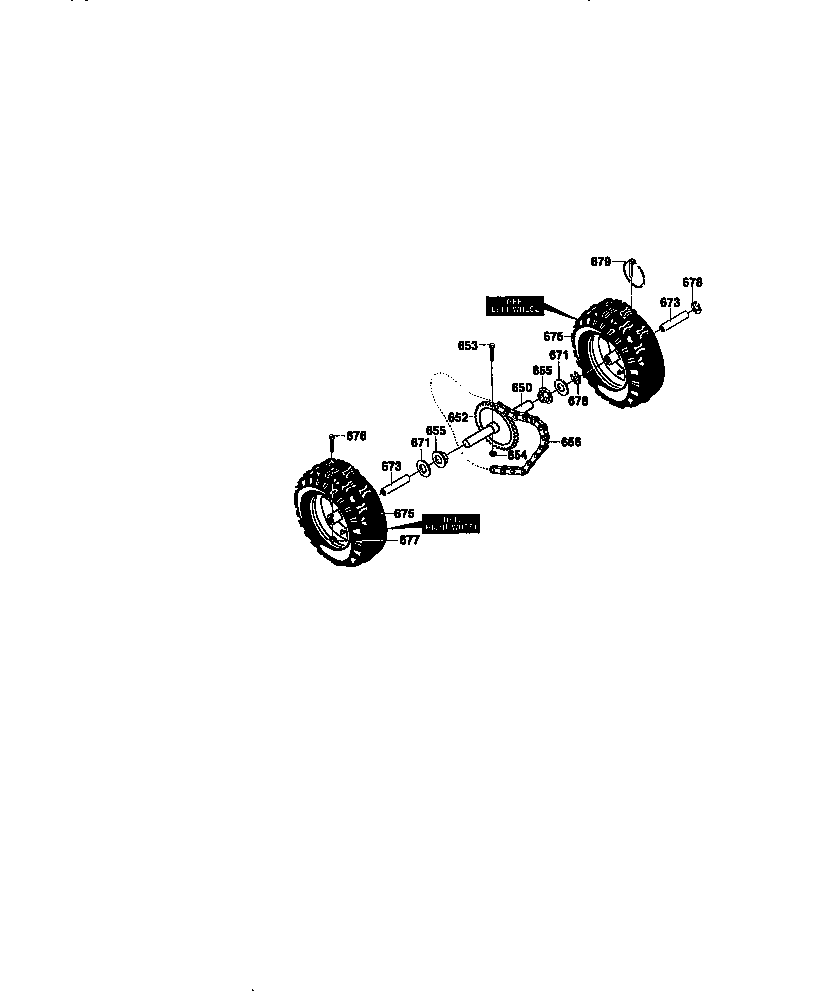 Craftsman 536886141 wheel assembly diagram