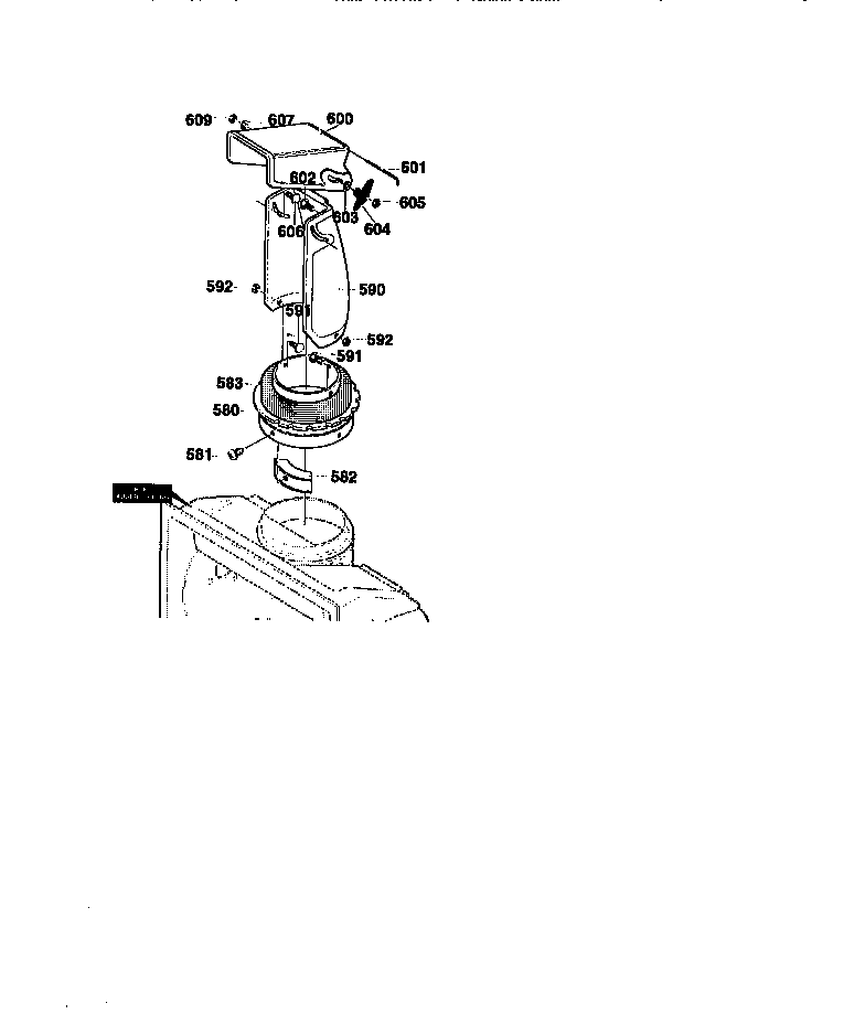 Craftsman 536883510 discharge chute assembly diagram