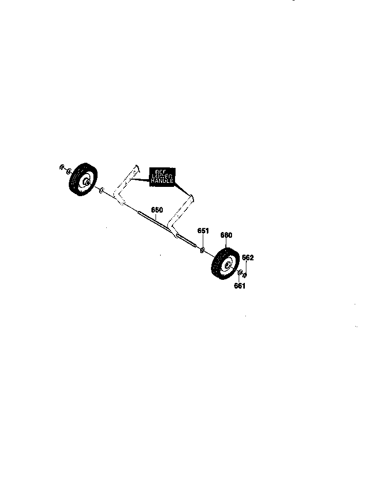 Craftsman 536883510 wheel assembly diagram