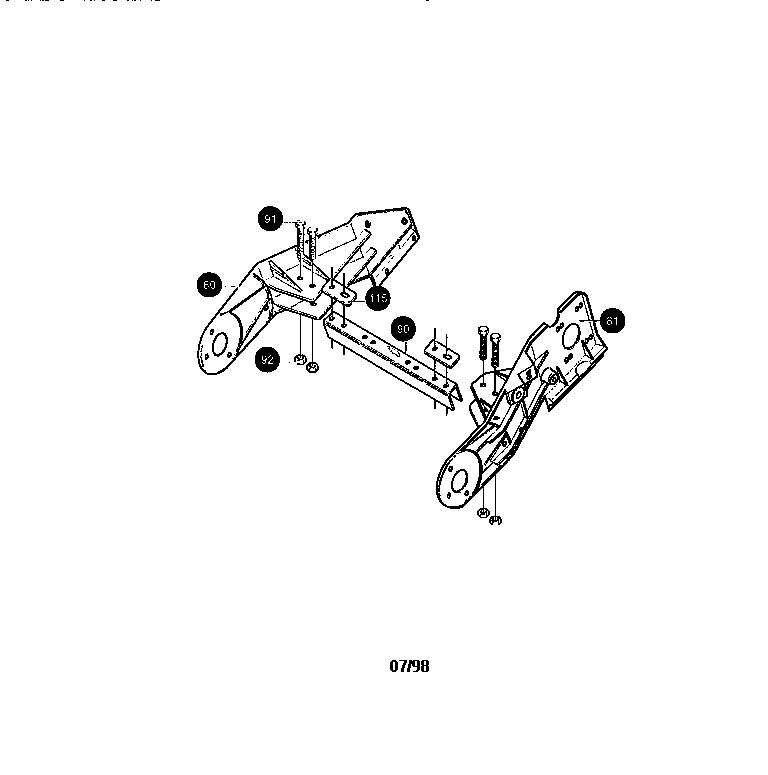 Craftsman 536882090 frame assembly diagram