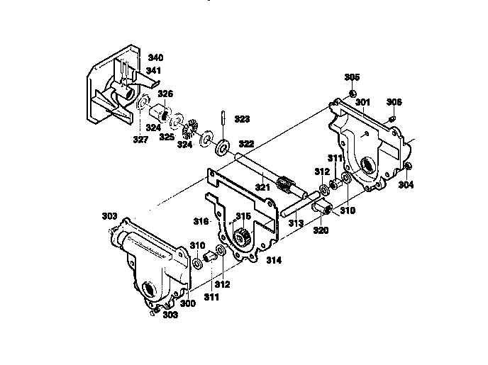 Craftsman 536886191 gear case assembly diagram
