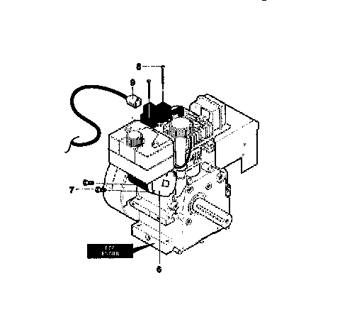 Craftsman 536886191 electric start assembly diagram