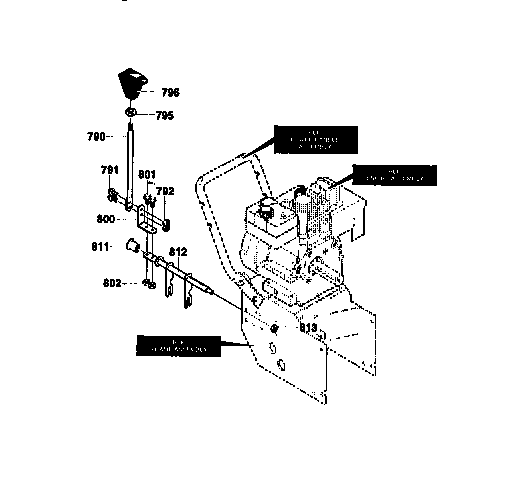 Craftsman 536886191 shift yoke assembly diagram