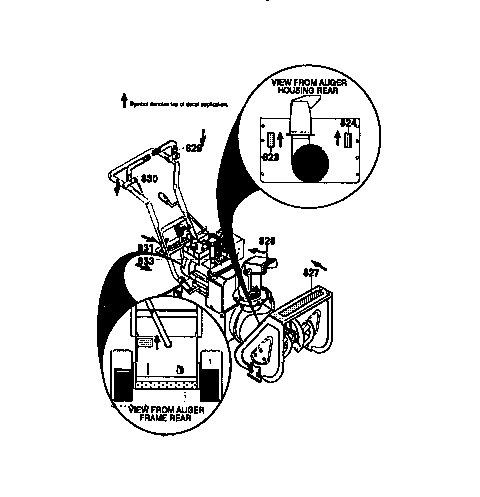 Craftsman 536886191 decals diagram