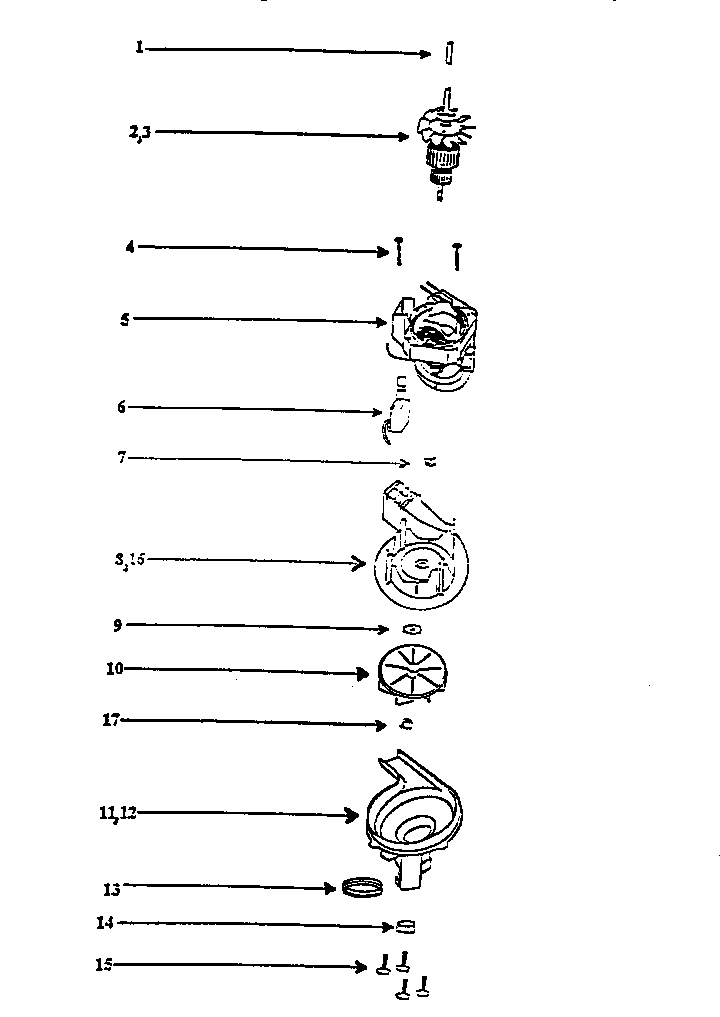 Eureka 7626ATH field assembly diagram