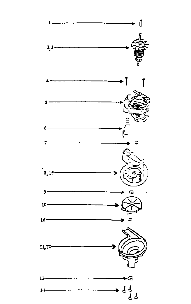 Eureka 7650ATX field assembly diagram