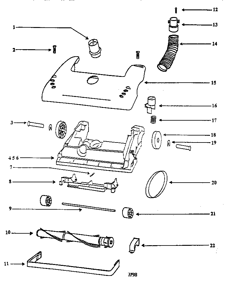 Eureka 4481AT base assembly diagram