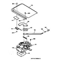 Hotpoint RB754YSAD door lock section diagram