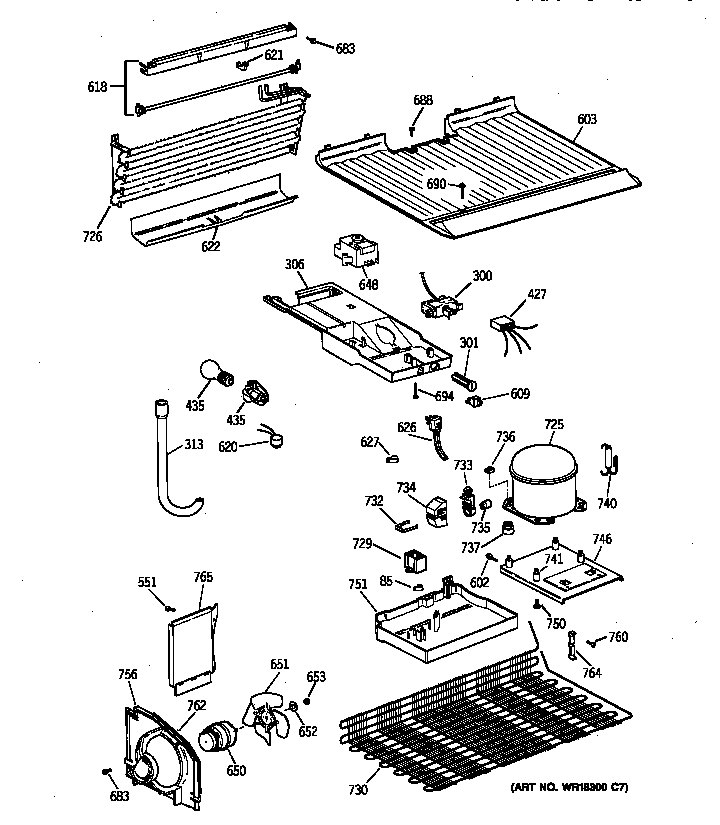 Hotpoint CTX16WIBBLAA unit parts diagram