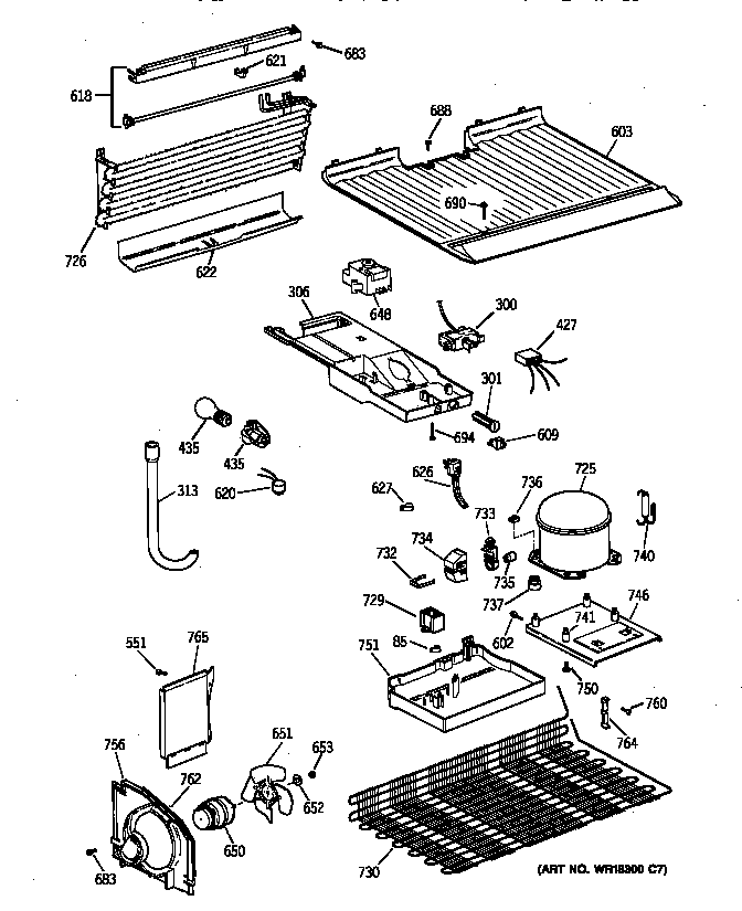 Hotpoint CTX16WIBBRAA unit parts diagram