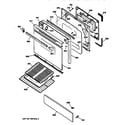 Kenmore 36272478890 door & drawer parts diagram