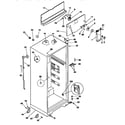 Kenmore 2539366116 cabinet diagram