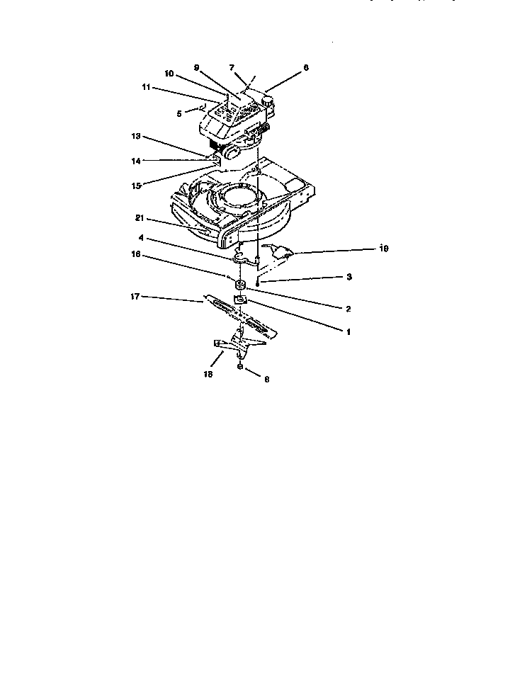 Lawn-Boy 10321-8900001 AND UP engine assembly diagram