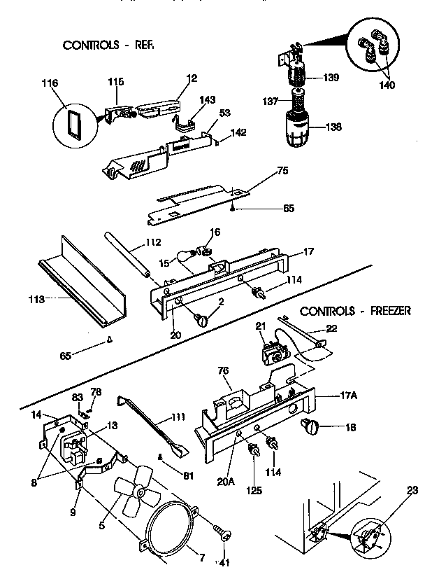Kenmore 25358685894 controls diagram