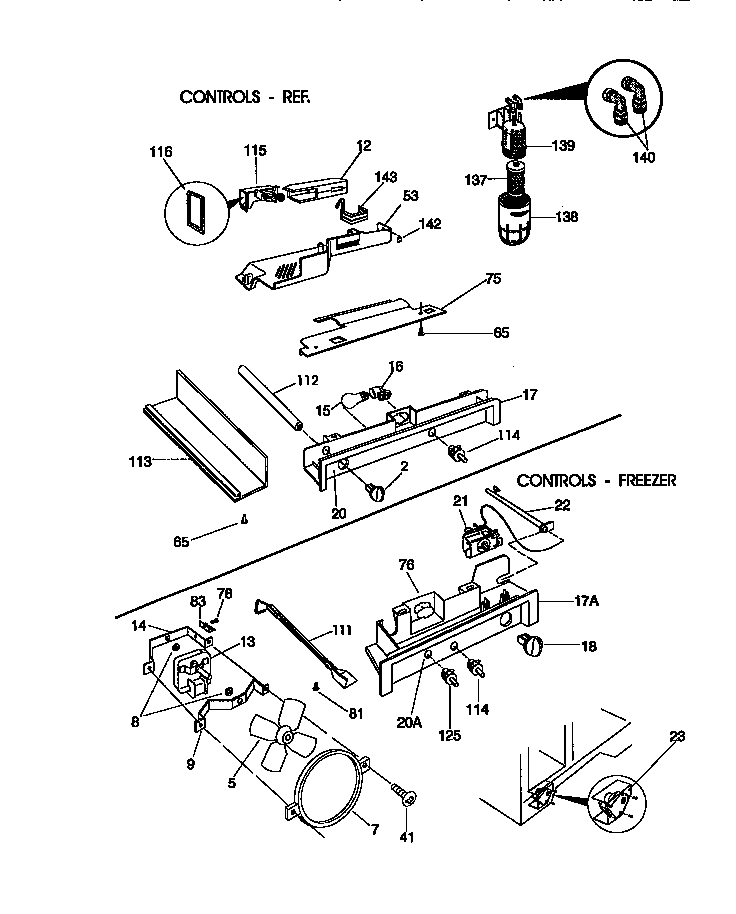 Kenmore 25358687894 controls diagram