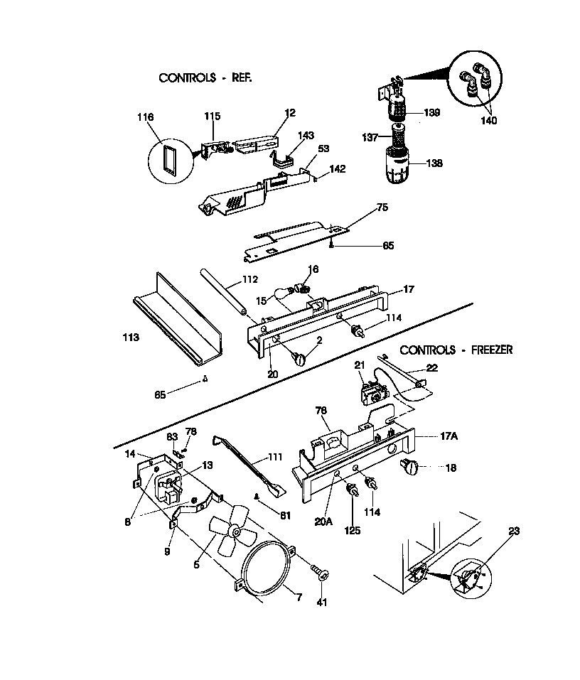 Kenmore 25358689892 controls diagram