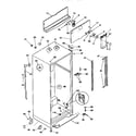 Kenmore 25378132891 cabinet diagram