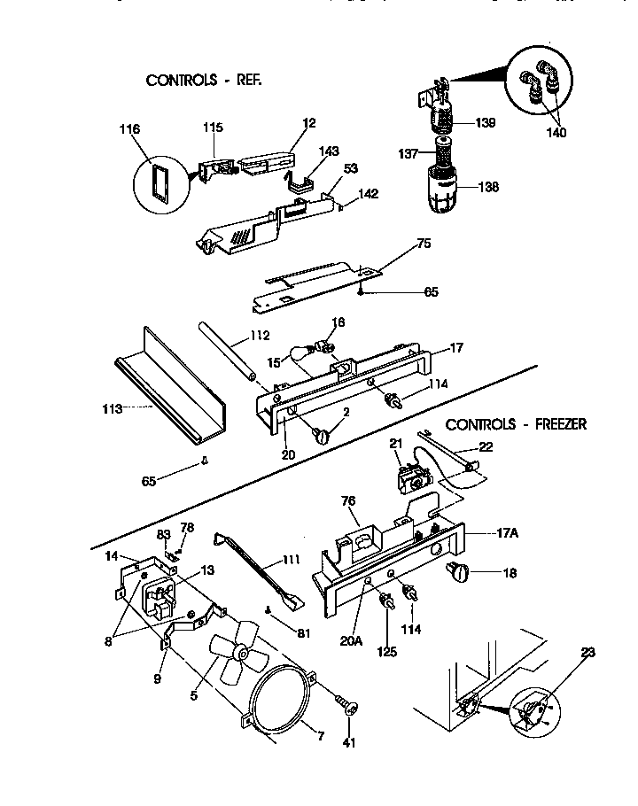 Kenmore 25358682893 controls diagram