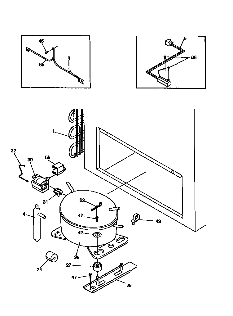 Kenmore 2539188210 system diagram