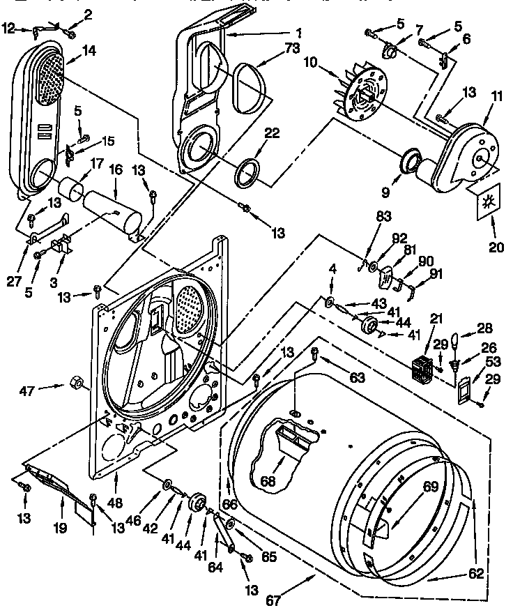 KitchenAid KGYS700GQ0 bulkhead diagram