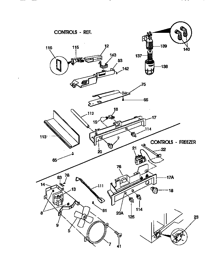 Kenmore 25358685893 controls diagram