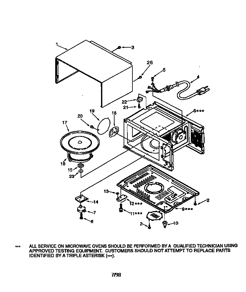 Kenmore 56568200791 cabinet diagram