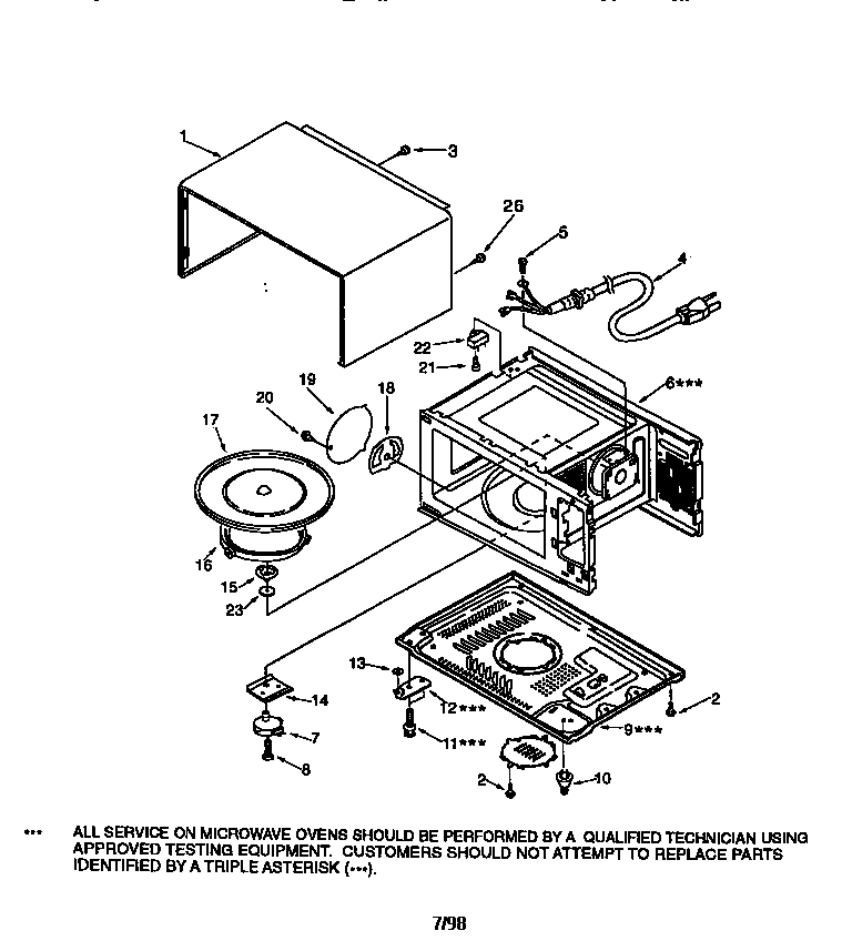 Kenmore 56568421791 cabinet diagram