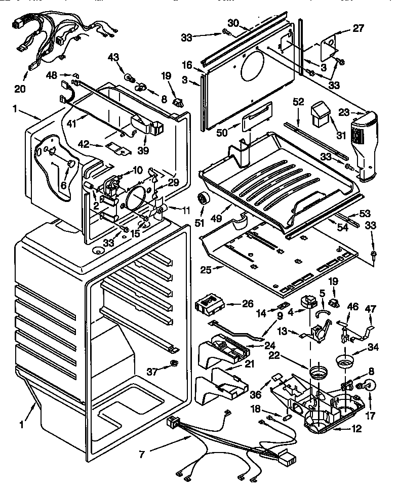 Whirlpool GT22DMXGB00 liner diagram