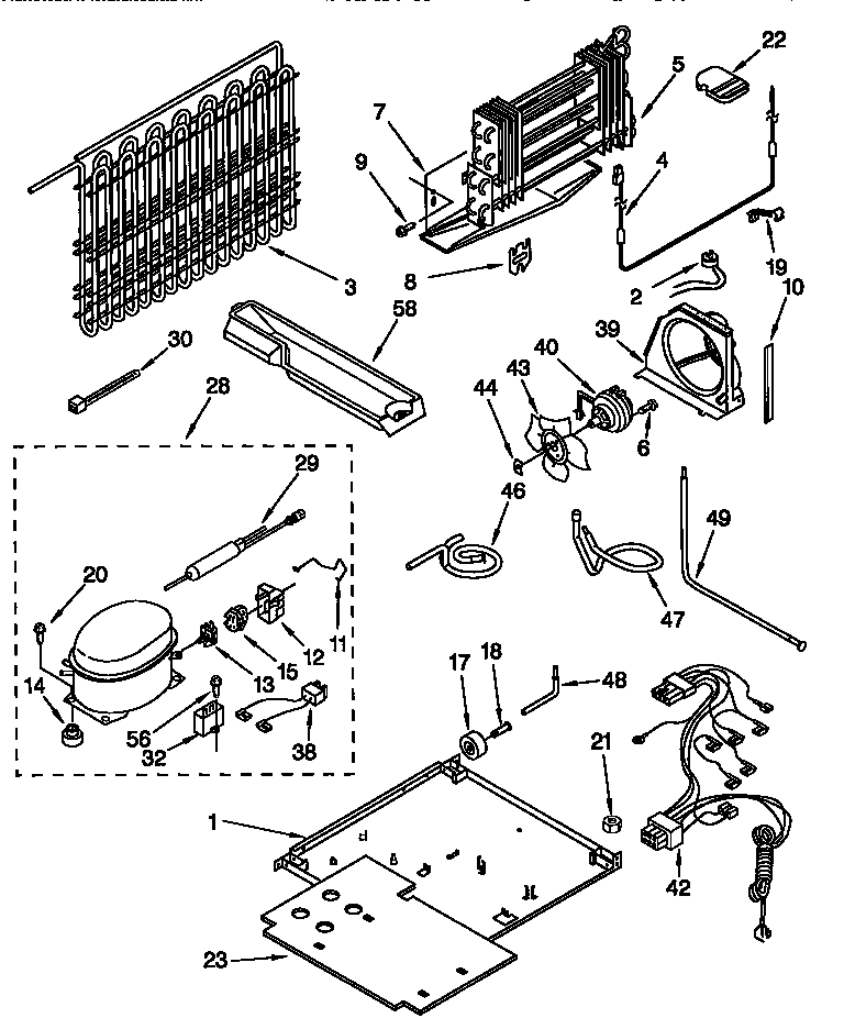 Whirlpool GT22DMXGB00 unit diagram