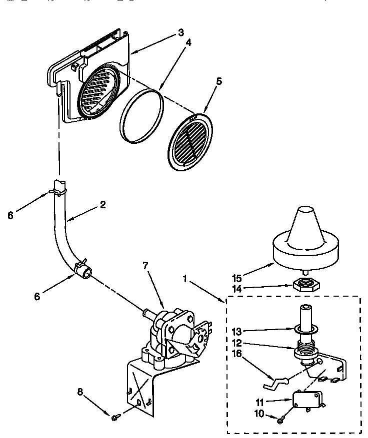 KitchenAid KUDI24SEBL4 fill and overfill diagram
