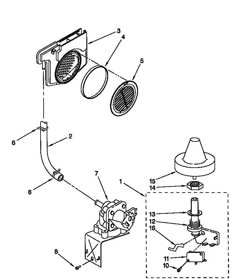 KitchenAid KUDS24SEWH4 fill and overfill diagram