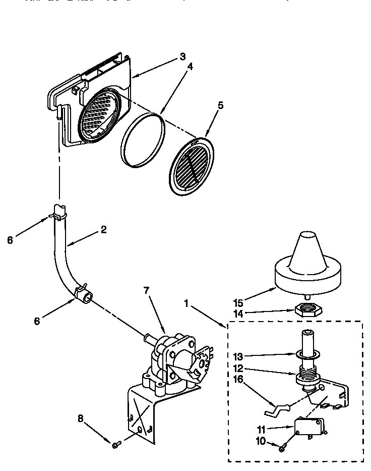 KitchenAid KUDR24SEWH4 fill and overfill diagram