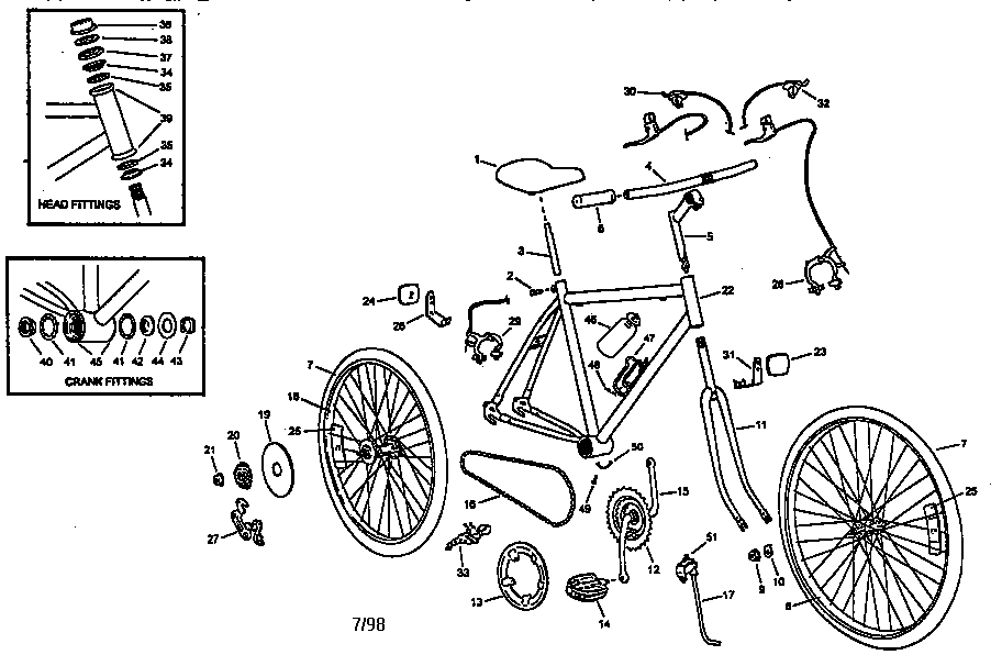 Roadmaster 3570SR unit parts diagram