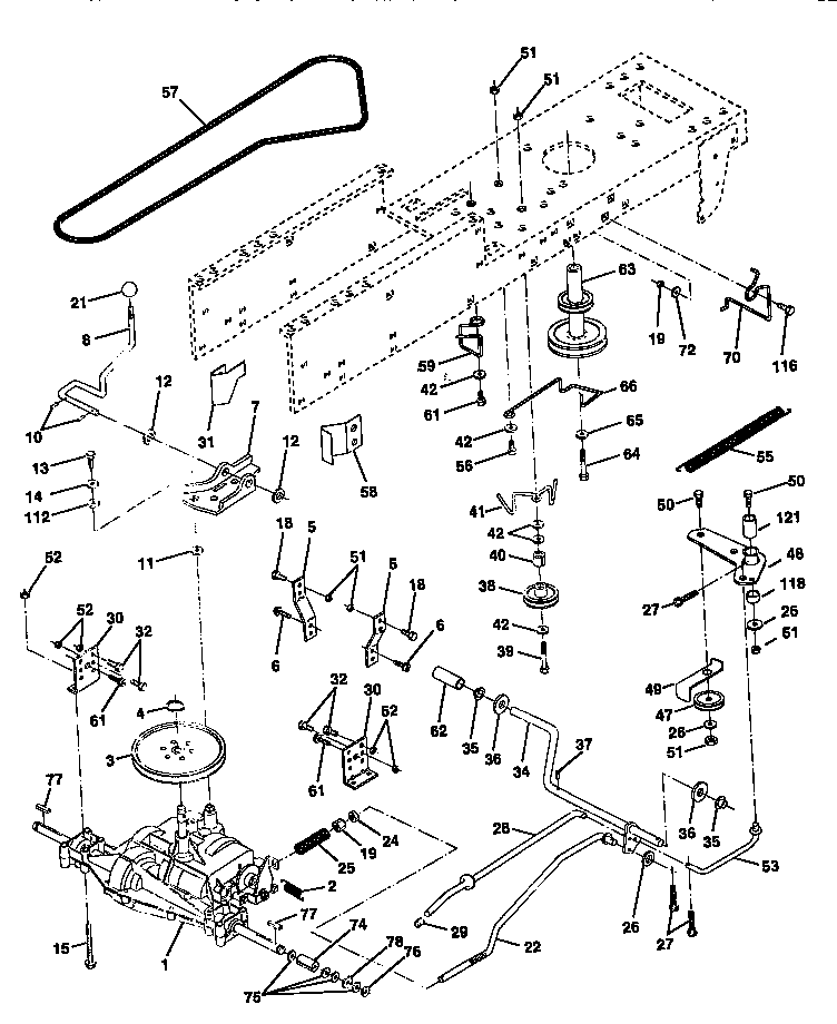 Craftsman 917258514 drive diagram