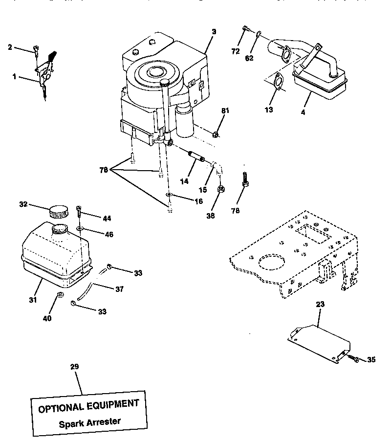 Craftsman 917258514 engine diagram