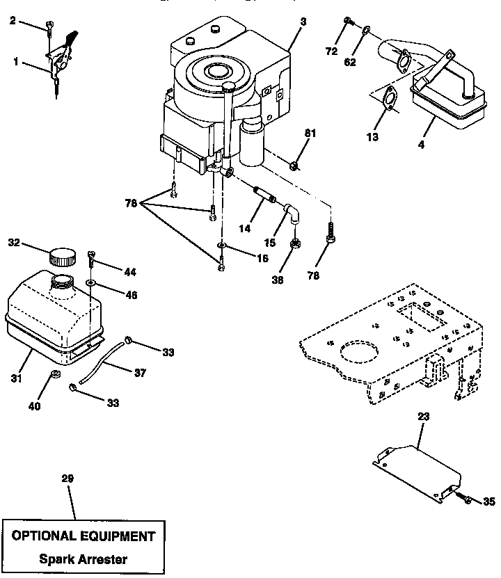 Craftsman 917258513 engine diagram