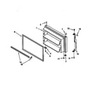 Kenmore 10678817890 freezer door diagram