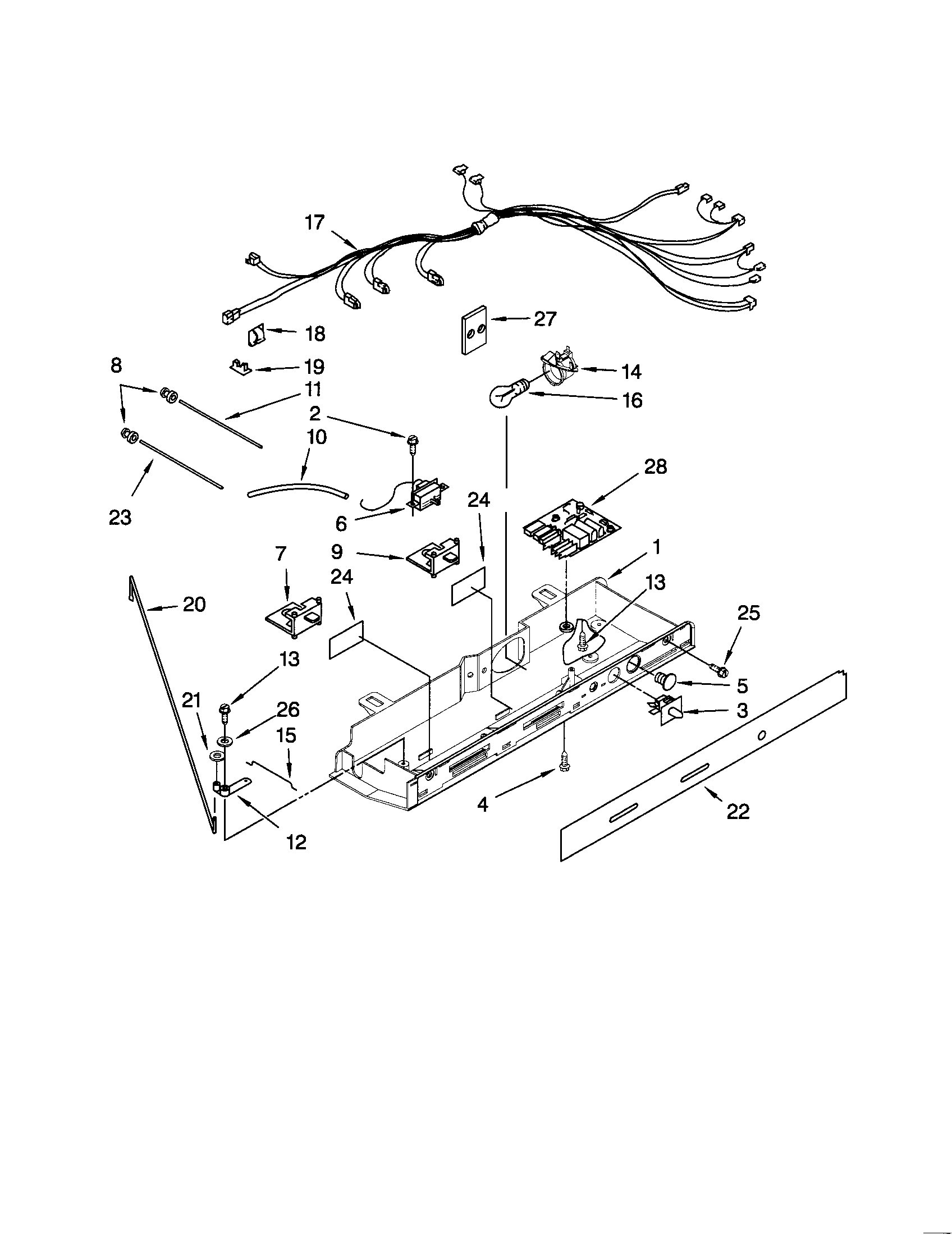 Kenmore 10658033801 control diagram