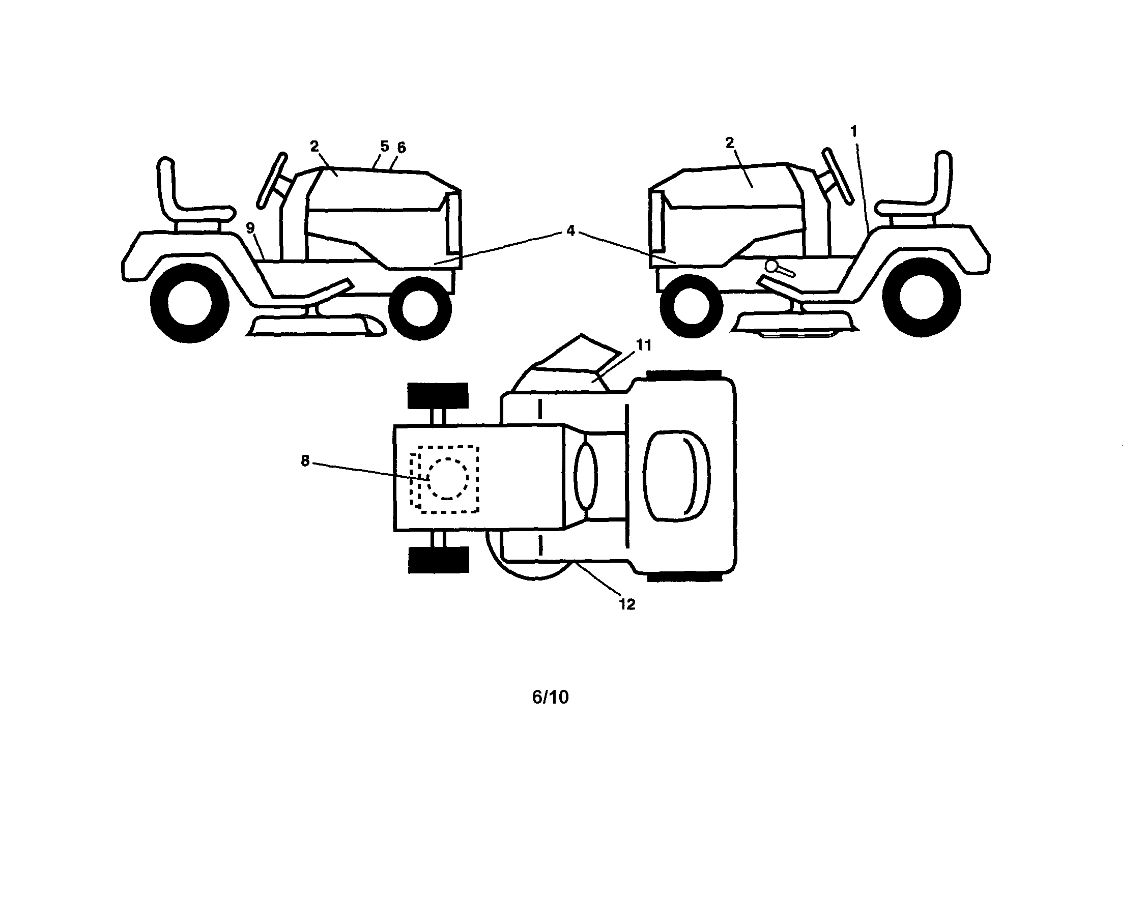 Husqvarna 917289600 decals diagram