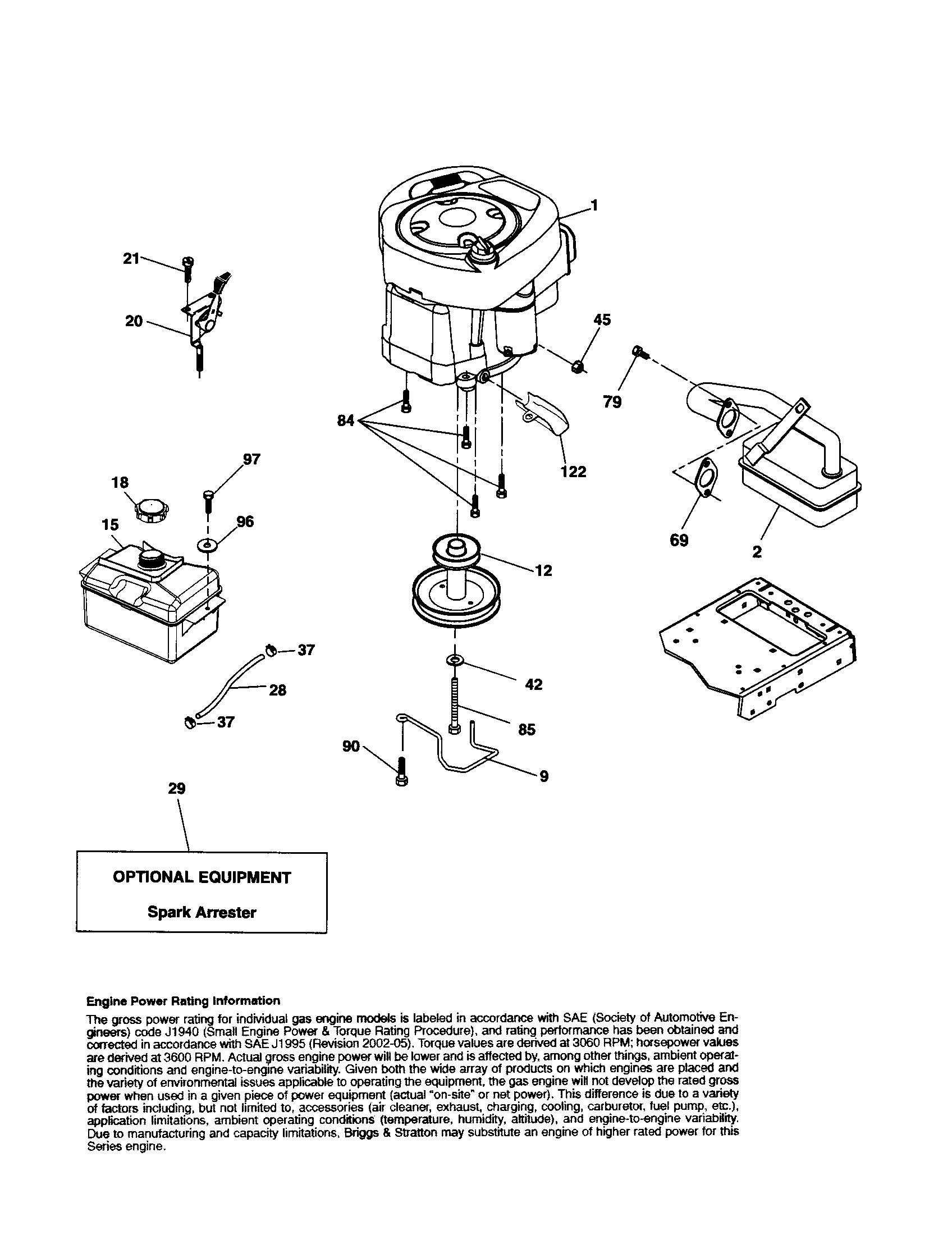 Husqvarna 917289600 engine diagram