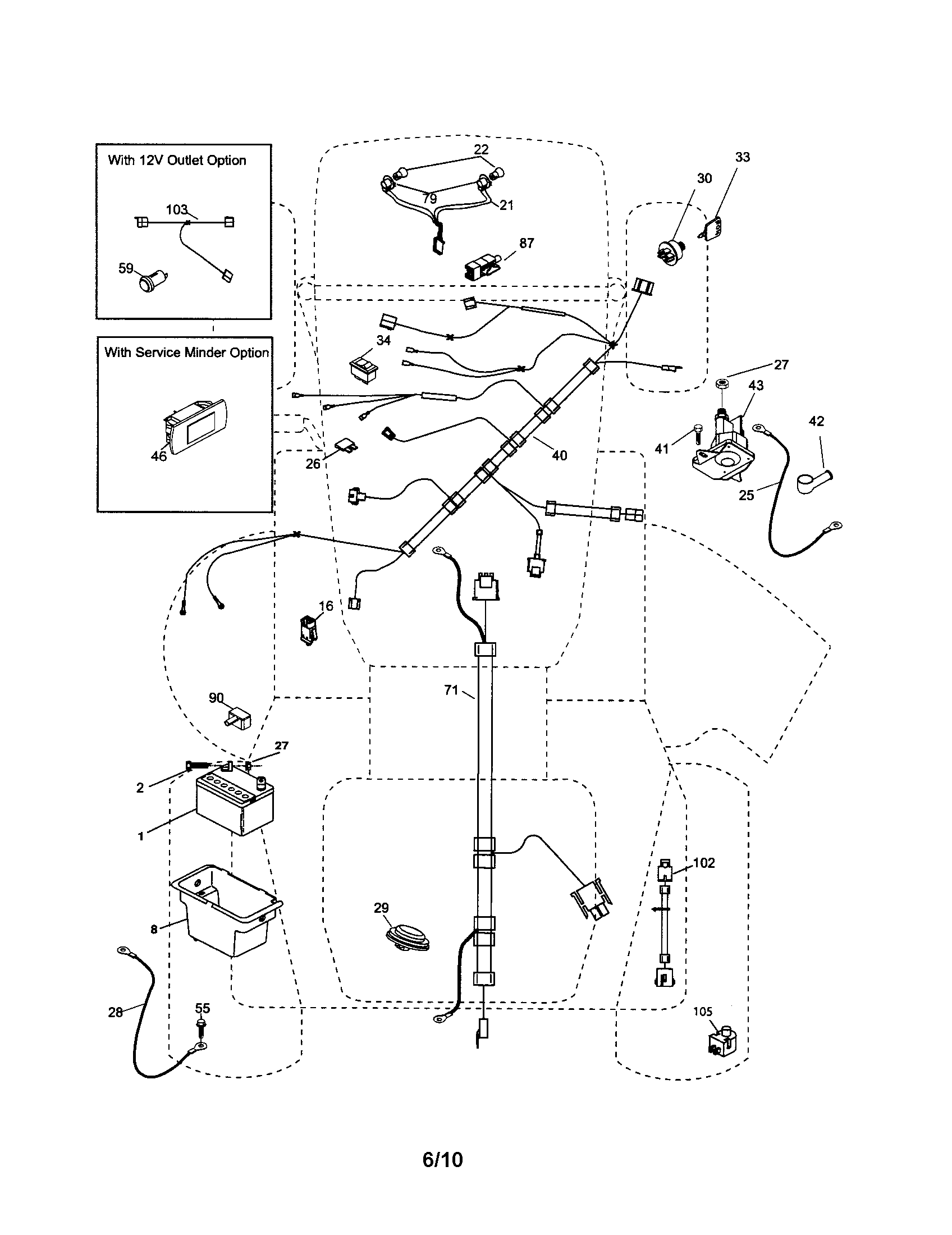 Husqvarna 917289620 electrical diagram